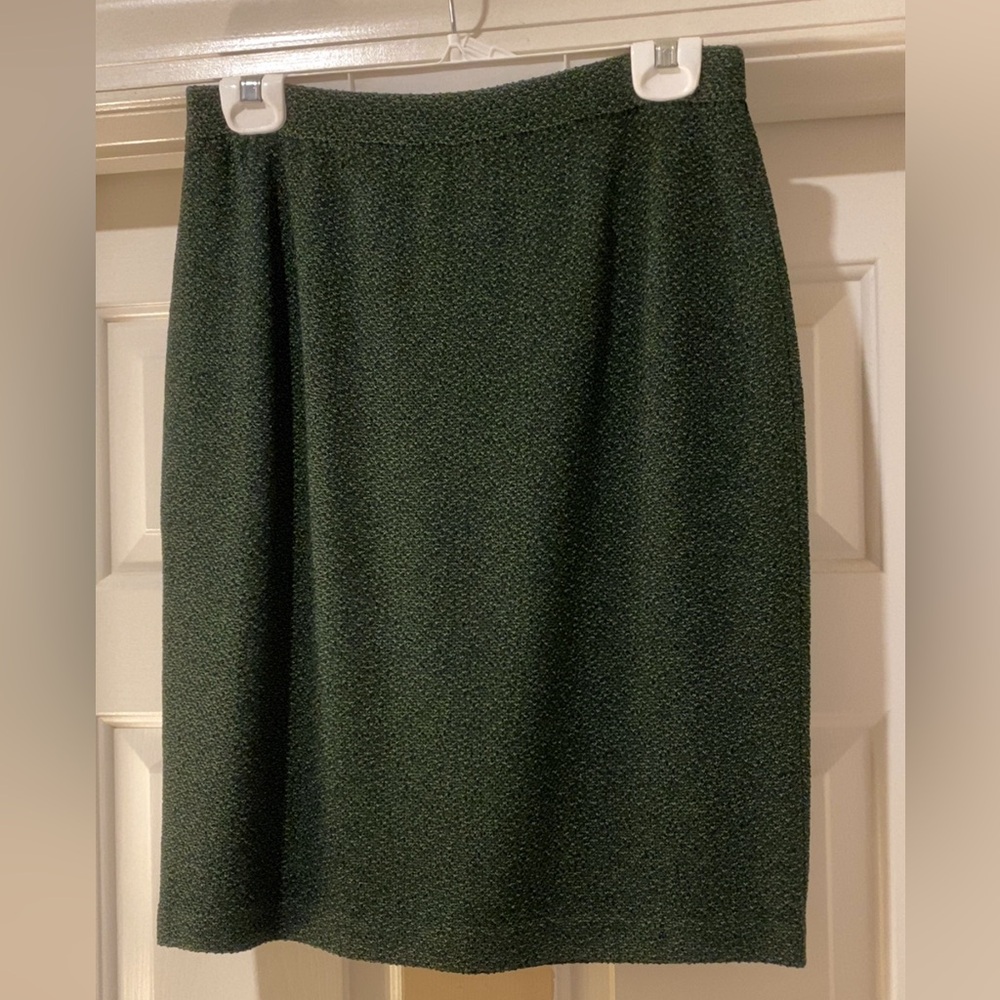 ST. JOHN COLLECTON By Marie Gray Knit Skirt Vintage Wool Skirt